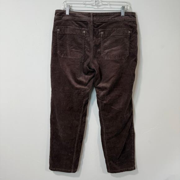 Anthropologie Pilcro Women's The Wanderer Pants Corduroy Cargo Utility 30 Brown - Picture 3 of 10